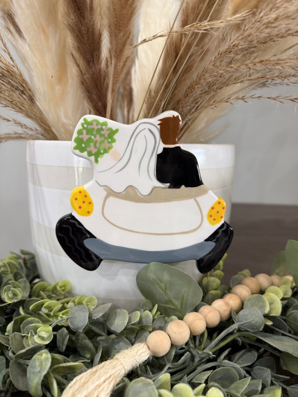 Bridal Bride & Groom Car Happy Everything Attachment